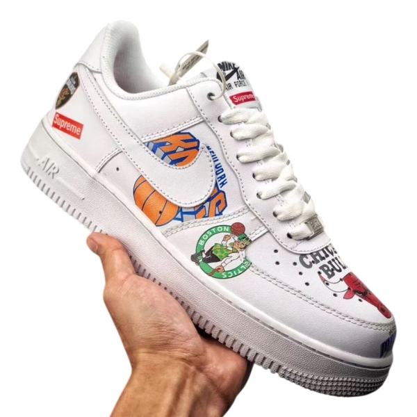 Nike Air Force 1 Low x Supreme NBA White