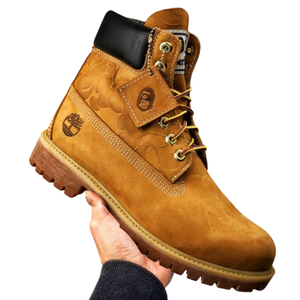 Timberland 6 Inch x A Bathing Ape x Undefeated Wheat